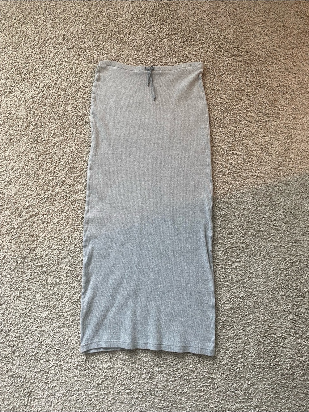 Express Silver Gray Maxi Skirt